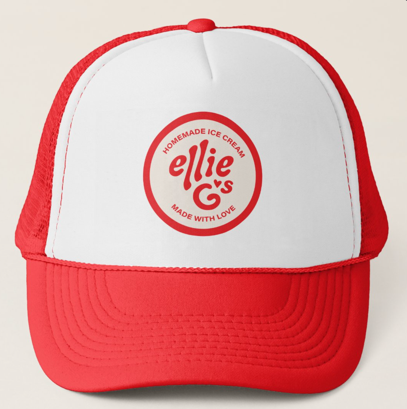 Ellie G's Trucker Hat - Red