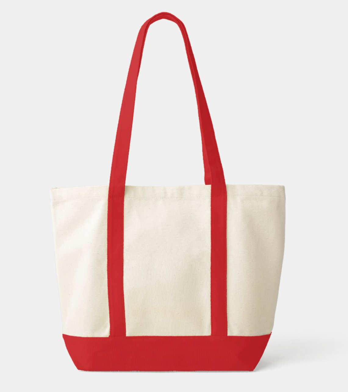 Ellie G's Classic Canvas Tote - Red
