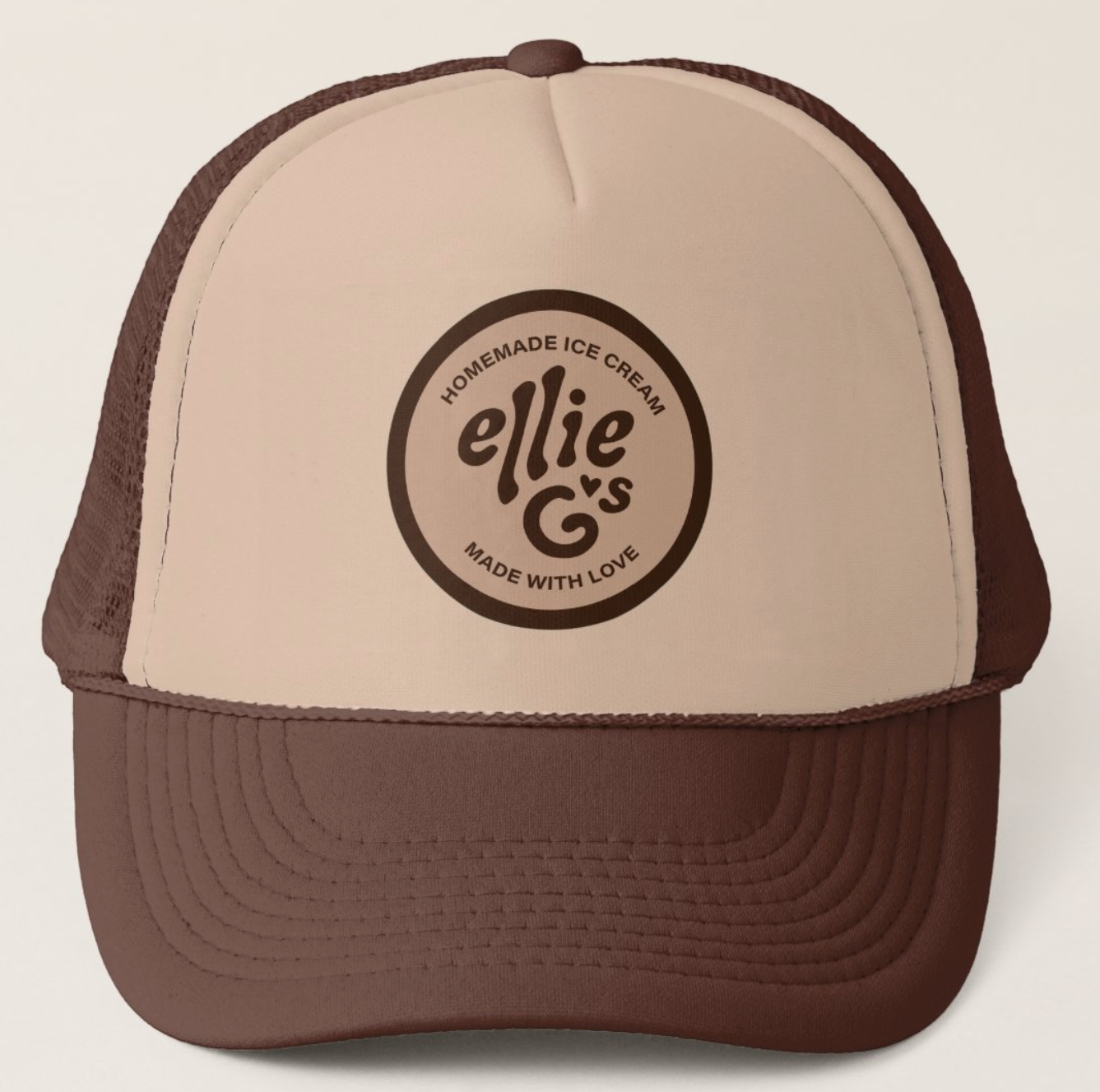 Ellie G's Trucker Hat - Brown