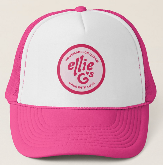 Ellie G's Trucker Hat - Pink