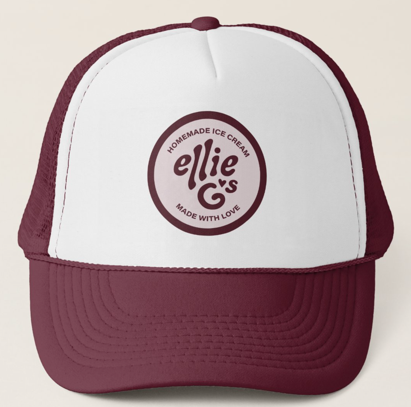 Ellie G's Trucker Hat - Maroon